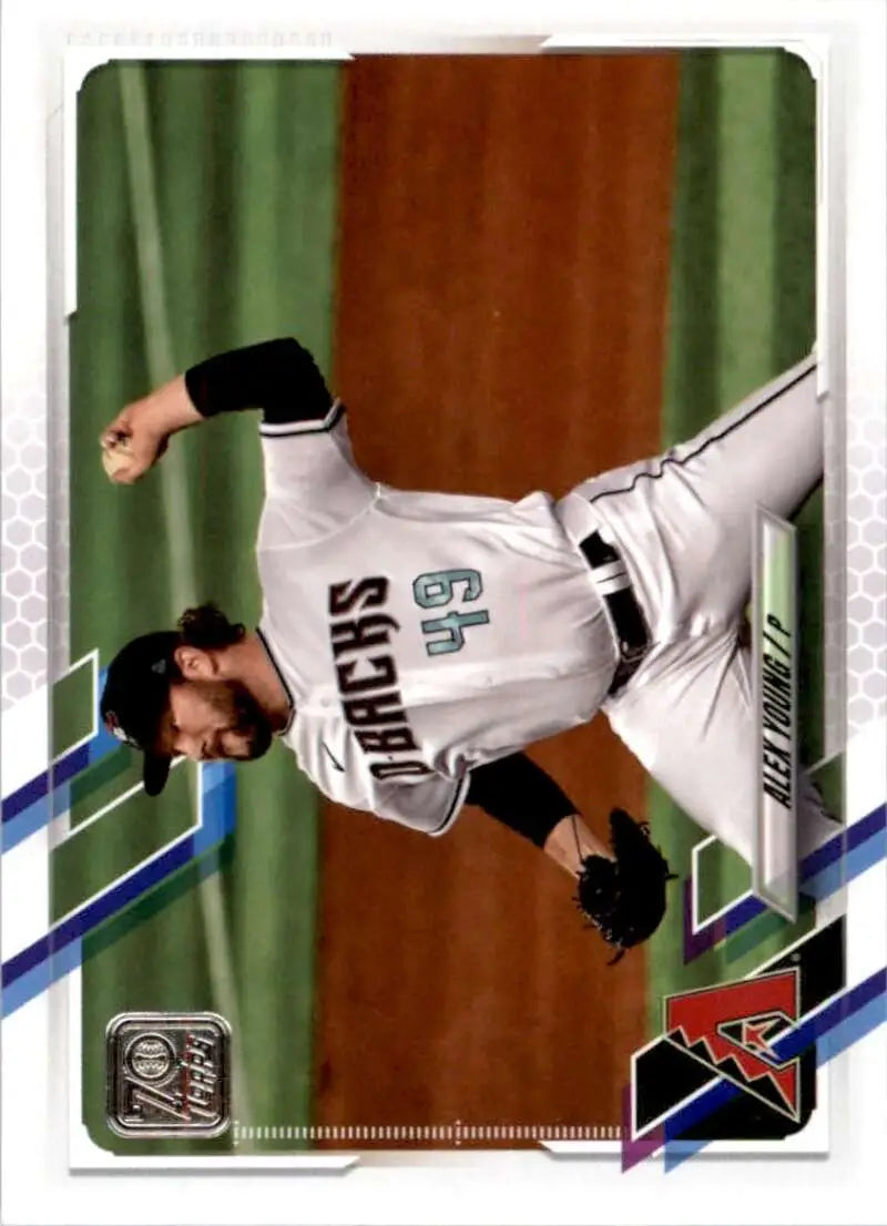 2021 Topps #532 Alex Young NM-MT Arizona Diamondbacks Baseball Card - Baseball Card Single