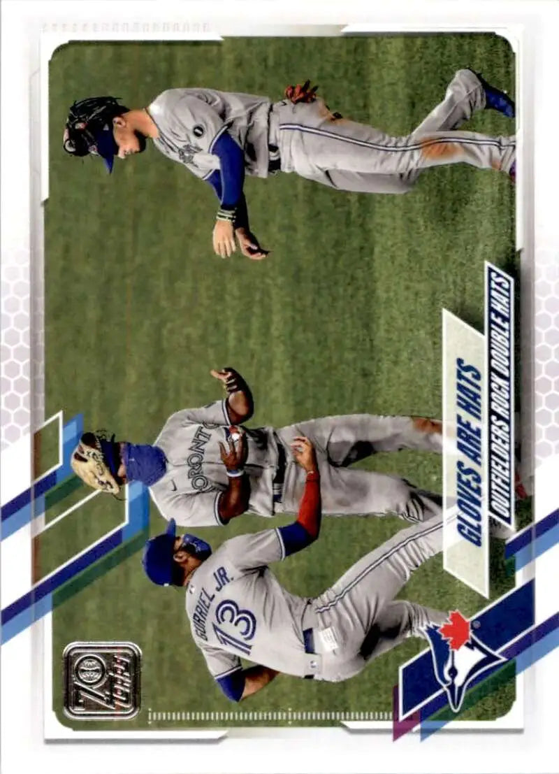 2021 Topps #539 Gloves are Hats NM-MT Toronto Blue Jays Baseball Card - Baseball Card Single