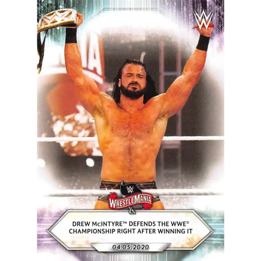 2021 Topps #54 Drew McIntyre NM-MT Wrestling Card - Wrestling Card Single