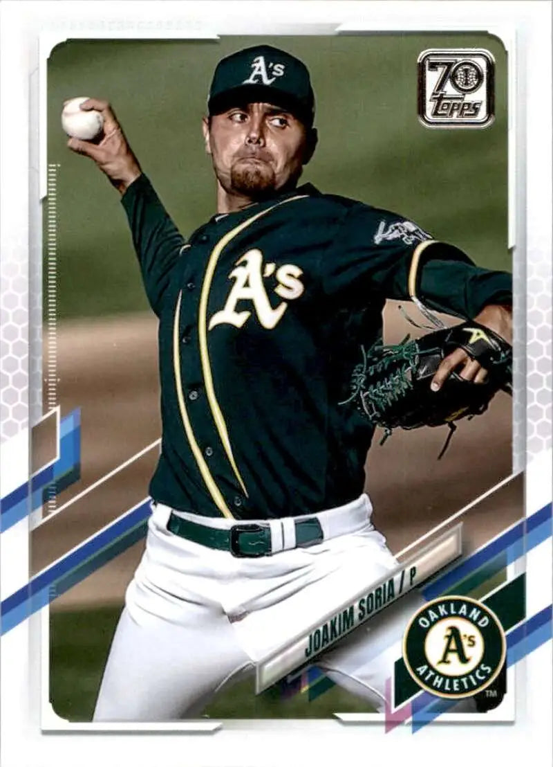 2021 Topps #54 Joakim Soria NM-MT Oakland Athletics Baseball Card - Baseball Card Single
