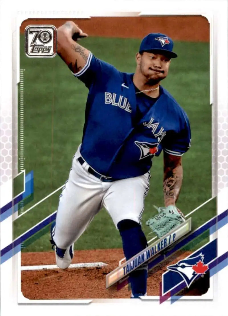 2021 Topps #540 Taijuan Walker NM-MT Toronto Blue Jays Baseball Card - Baseball Card Single