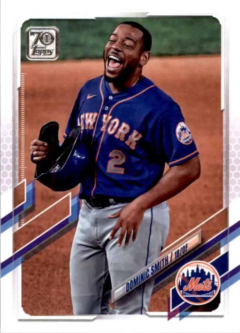 2021 Topps #546 Dominic Smith NM-MT New York Mets Baseball Card - Baseball Card Single