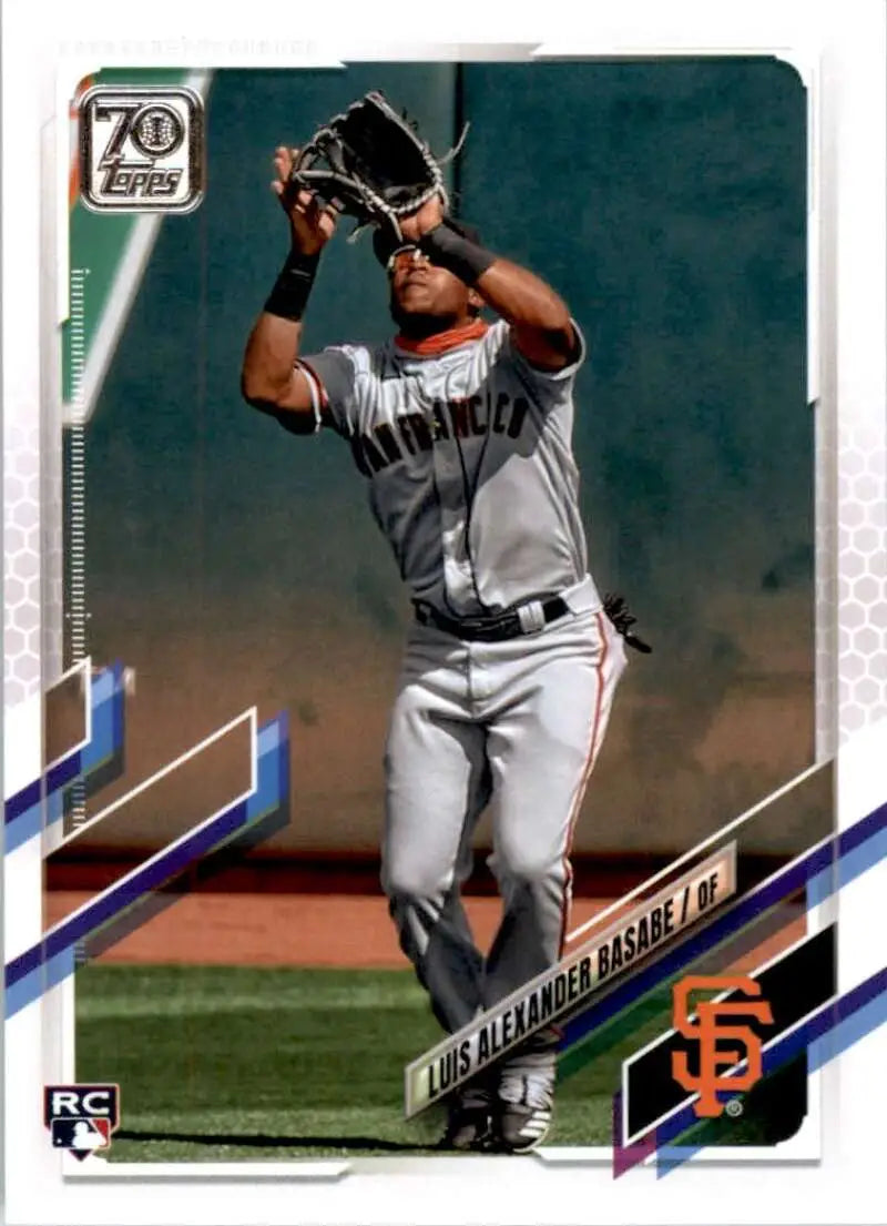 2021 Topps #548 Luis Alexander Basabe NM-MT RC Rookie San Francisco Giants Baseball Card - Baseball Card Single
