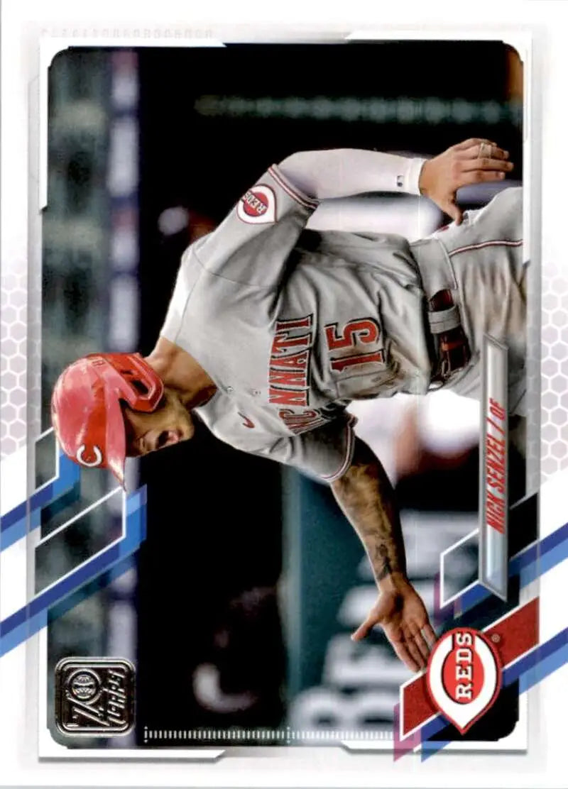 2021 Topps #55 Nick Senzel NM-MT Cincinnati Reds Baseball Card - Baseball Card Single