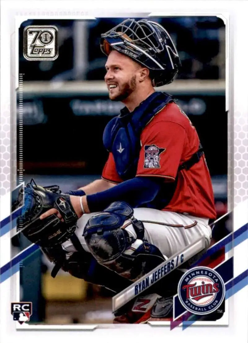 2021 Topps #552 Ryan Jeffers NM-MT RC Rookie Minnesota Twins Baseball Card - Baseball Card Single