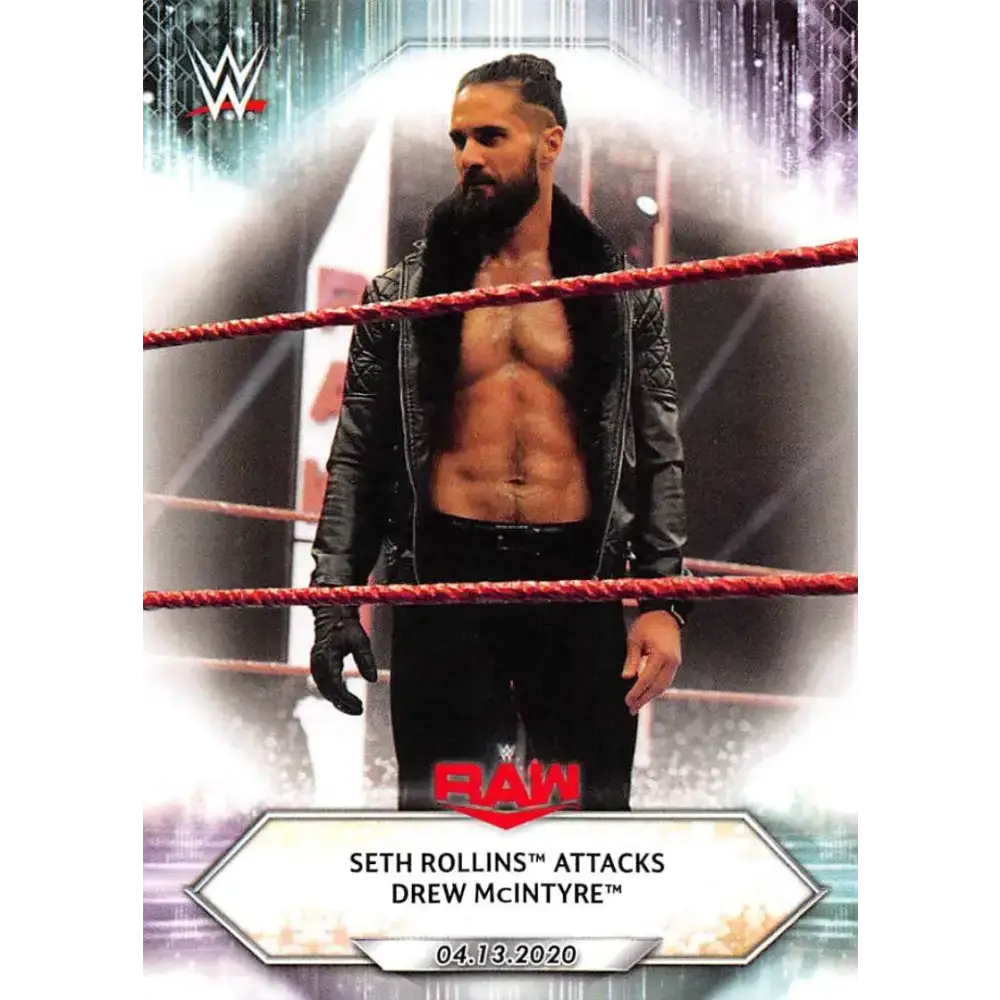 2021 Topps #56 Seth Rollins NM-MT Wrestling Card - Non-Sports Card Single