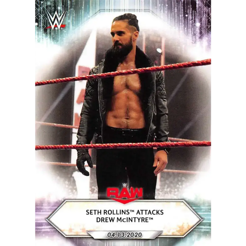 2021 Topps #56 Seth Rollins NM-MT Wrestling Card - Non-Sports Card Single