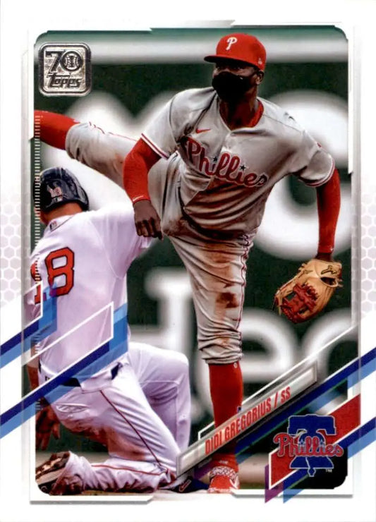2021 Topps #561 Didi Gregorius NM-MT Philadelphia Phillies Baseball Card - Baseball Card Single