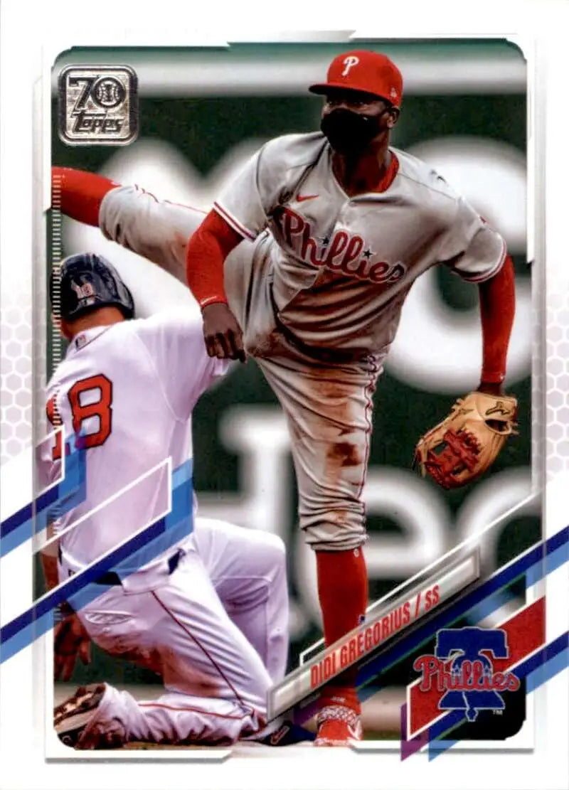 2021 Topps #561 Didi Gregorius NM-MT Philadelphia Phillies Baseball Card - Baseball Card Single