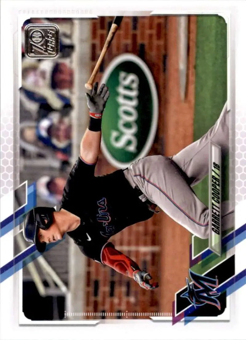 2021 Topps #565 Garrett Cooper NM-MT Miami Marlins Baseball Card - Baseball Card Single