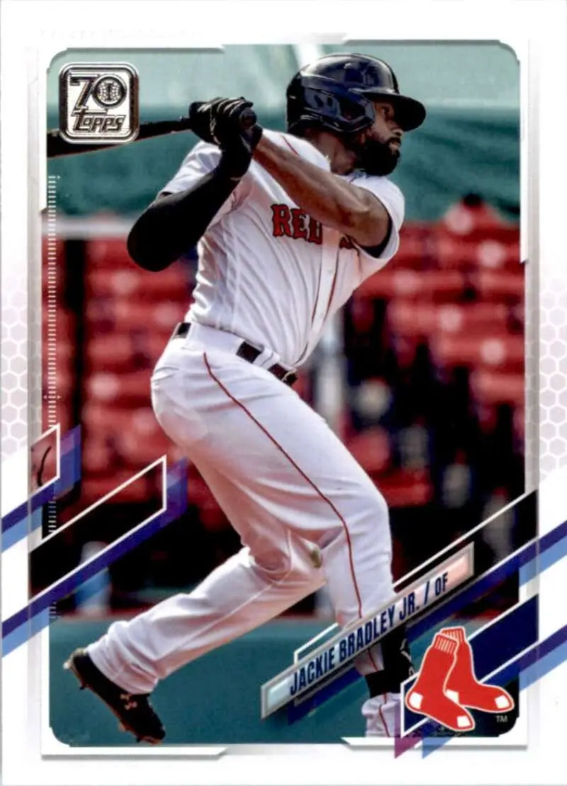 2021 Topps #568 Jackie Bradley Jr. NM-MT Boston Red Sox Baseball Card - Baseball Card Single