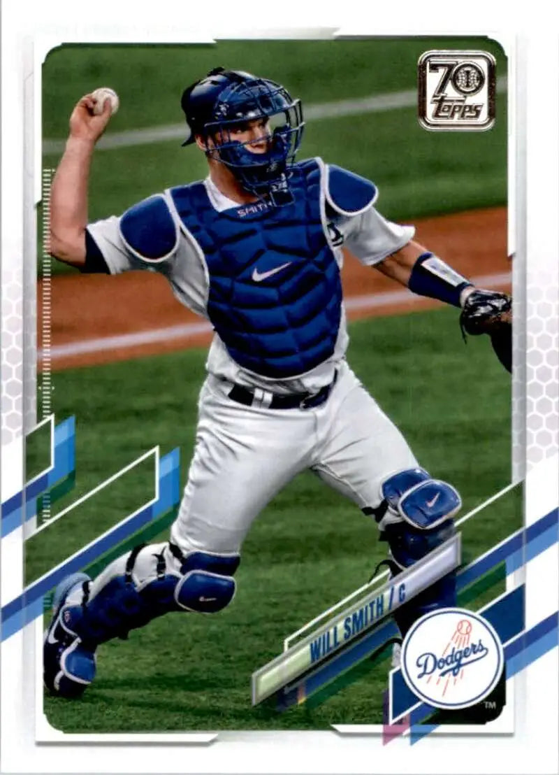 2021 Topps #57 Will Smith NM-MT Los Angeles Dodgers Baseball Card - Baseball Card Single