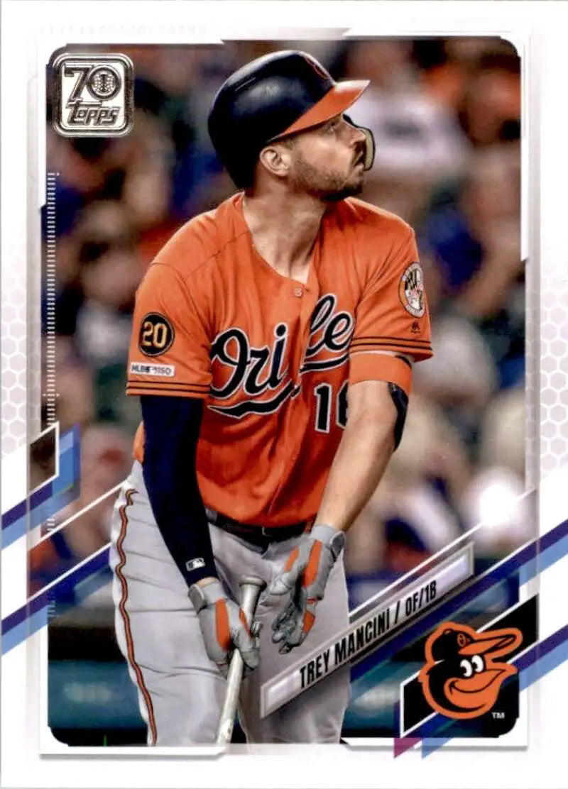 2021 Topps #573 Trey Mancini NM-MT Baltimore Orioles Baseball Card - Baseball Card Single