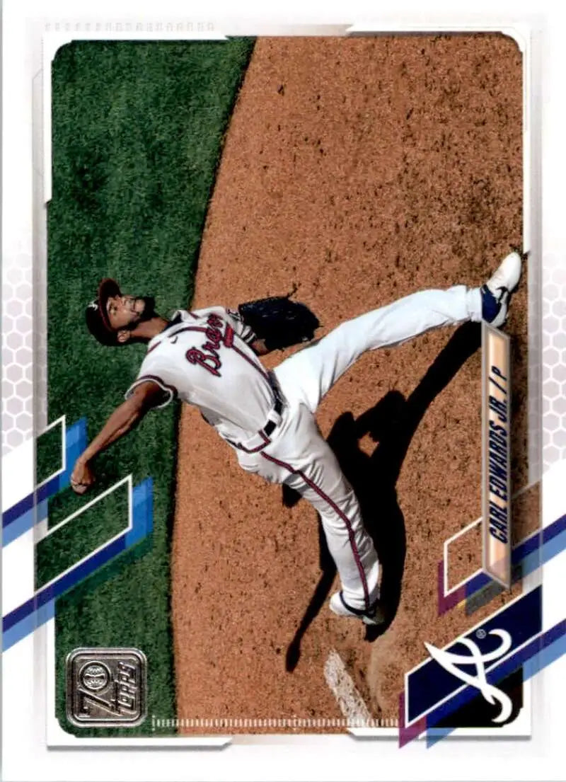 2021 Topps #576 Carl Edwards Jr. NM-MT Atlanta Braves Baseball Card - Baseball Card Single