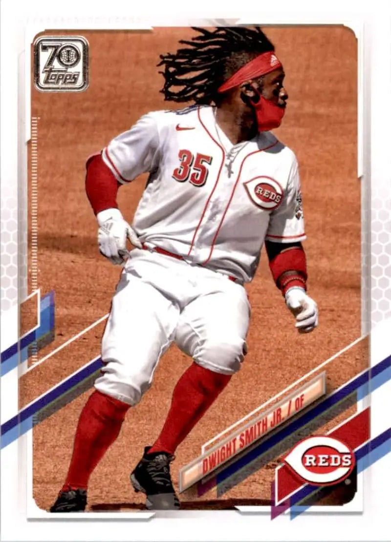 2021 Topps #582 Dwight Smith Jr. NM-MT Cincinnati Reds Baseball Card - Baseball Card Single