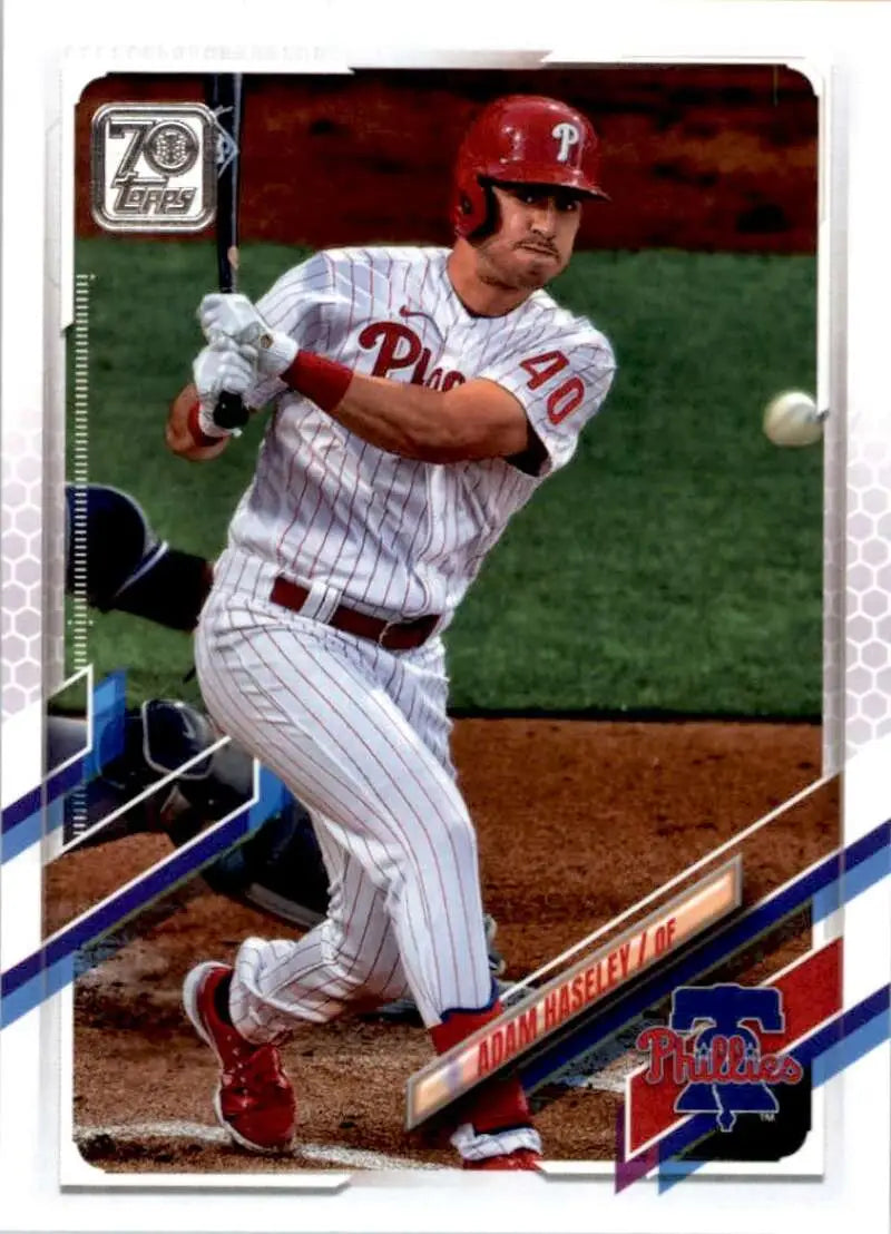 2021 Topps #590 Adam Haseley NM-MT Philadelphia Phillies Baseball Card - Baseball Card Single
