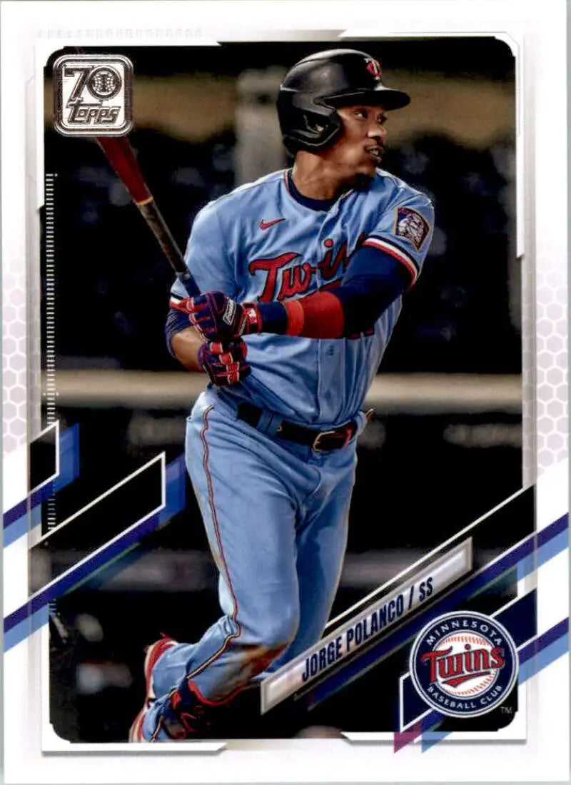 2021 Topps #598 Jorge Polanco NM-MT Minnesota Twins Baseball Card - Baseball Card Single