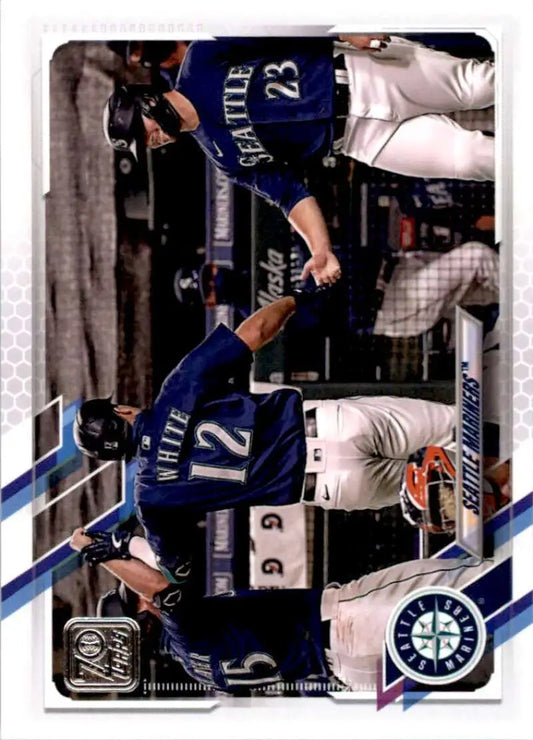 2021 Topps #599 Seattle Mariners NM-MT Baseball Card - Baseball Card Single