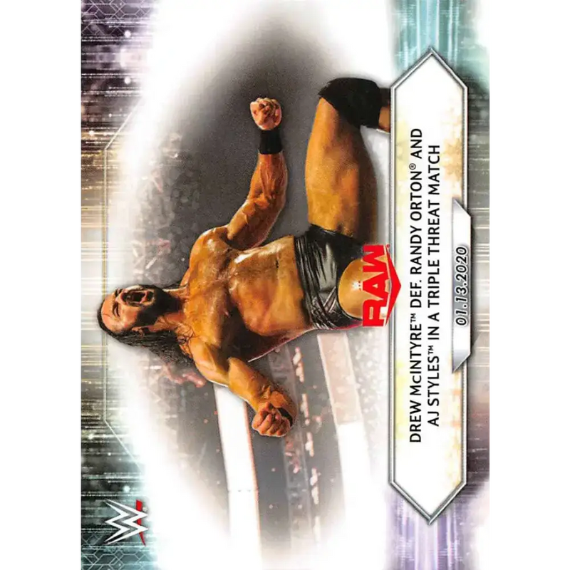 2021 Topps #6 Drew McIntyre NM-MT Wrestling Card - Non-Sports Card Single