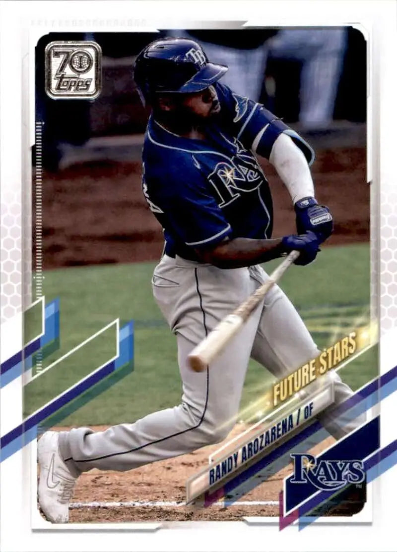 2021 Topps #600 Randy Arozarena NM-MT Tampa Bay Rays Baseball Card - Baseball Card Single