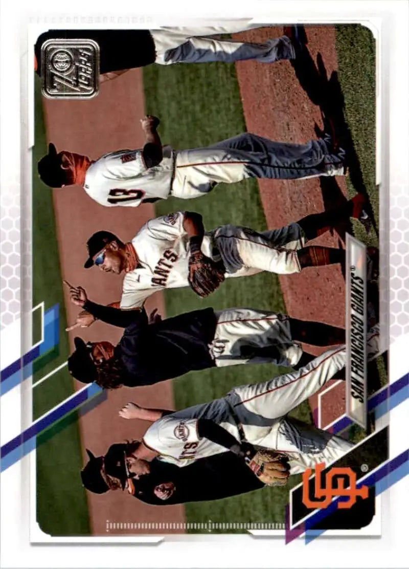 2021 Topps #603 San Francisco Giants NM-MT Baseball Card - Baseball Card Single