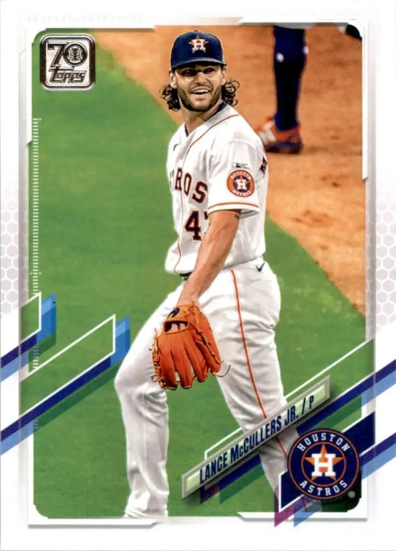 2021 Topps #610 Lance McCullers Jr. NM-MT Houston Astros Baseball Card - Baseball Card Single