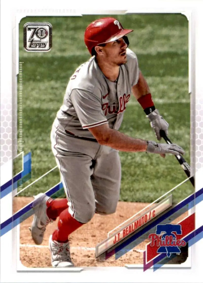 2021 Topps #611 J.T. Realmuto NM-MT Philadelphia Phillies Baseball Card - Baseball Card Single