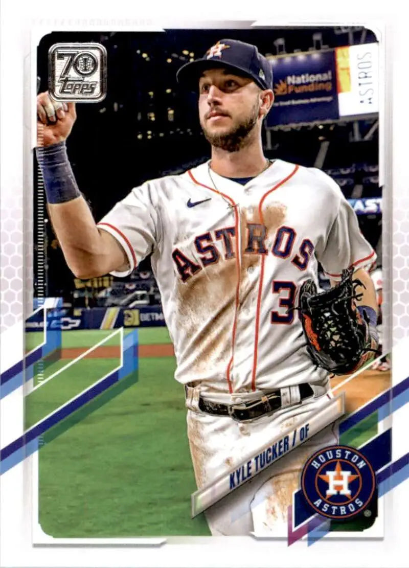 2021 Topps #617 Kyle Tucker NM-MT Houston Astros Baseball Card - Baseball Card Single