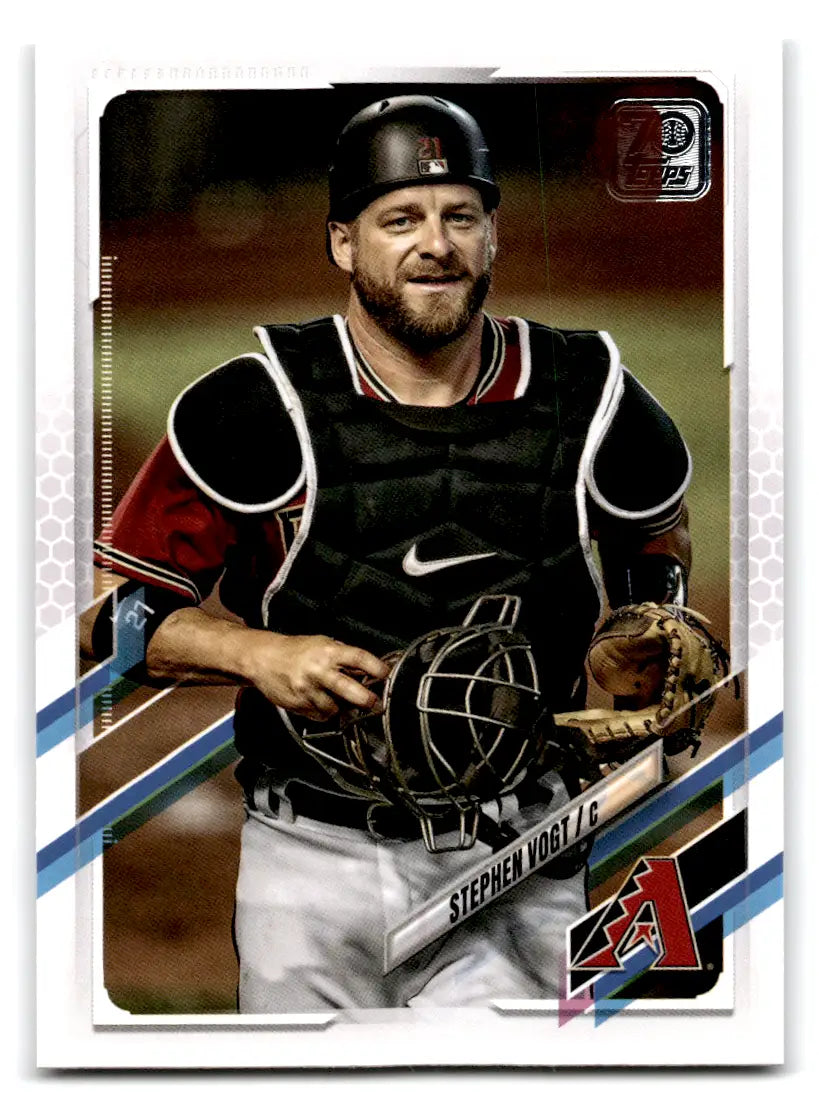 2021 Topps - #62 Stephen Vogt Arizona Diamondbacks - Baseball Card Single