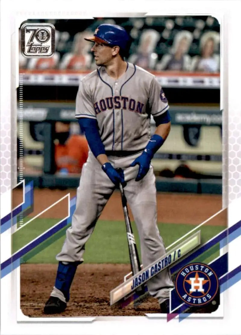 2021 Topps #620 Jason Castro NM-MT Houston Astros Baseball Card - Baseball Card Single