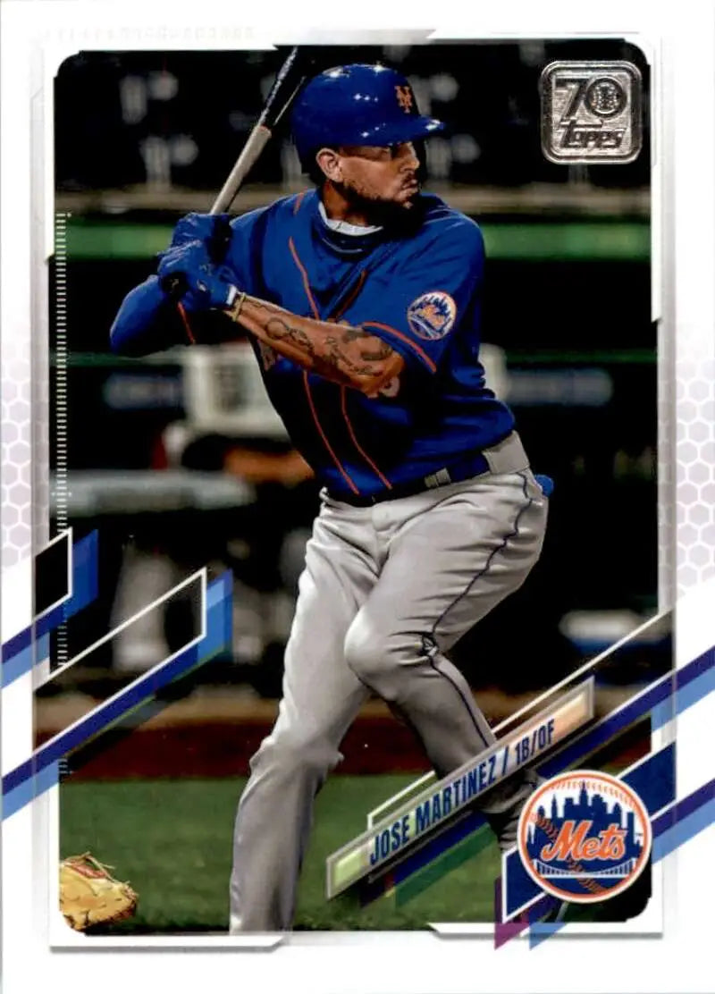 2021 Topps #625 Jose Martinez NM-MT New York Mets Baseball Card - Baseball Card Single