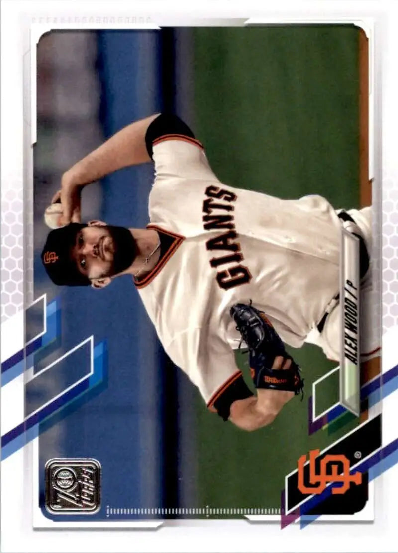 2021 Topps #643 Alex Wood NM-MT San Francisco Giants Baseball Card - Baseball Card Single