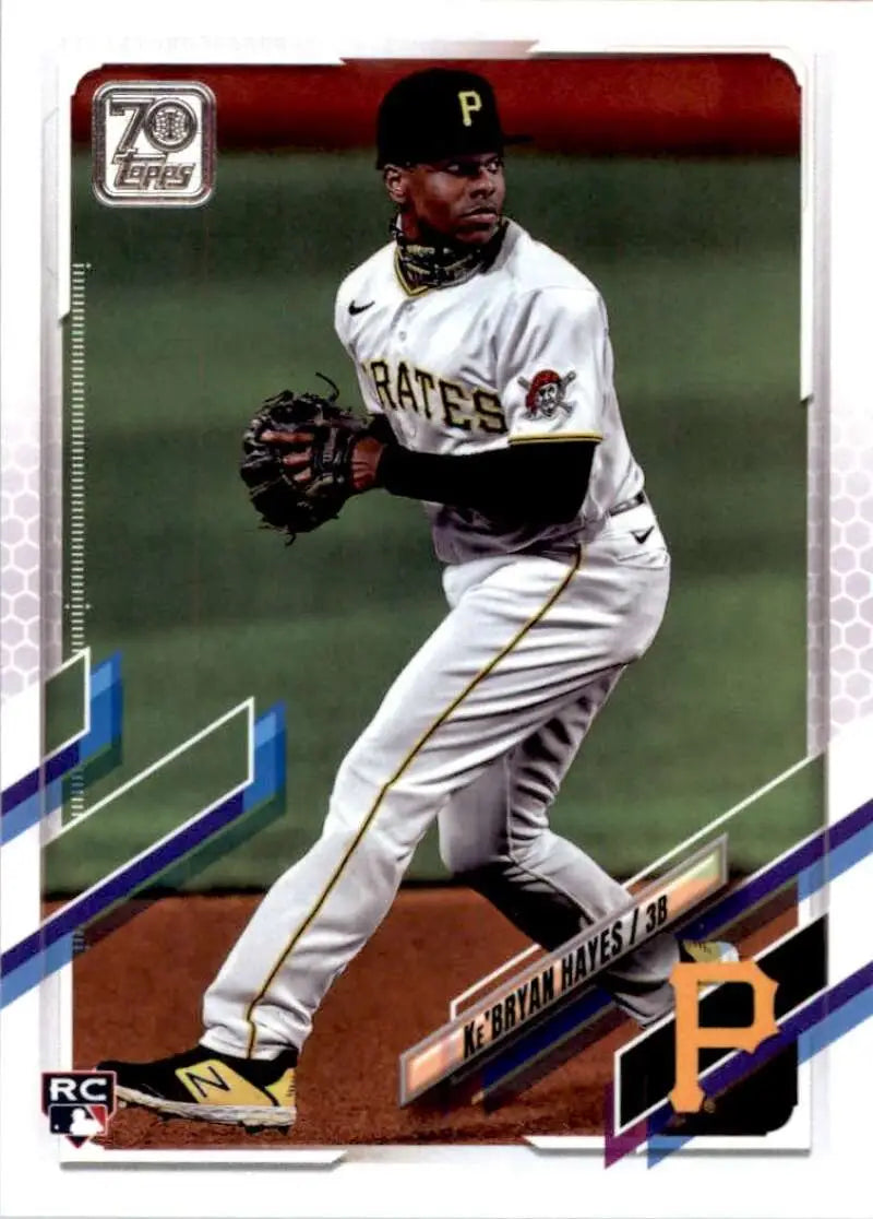 2021 Topps #644 Ke’Bryan Hayes NM-MT RC Rookie Pittsburgh Pirates Baseball Card - Baseball Card Single
