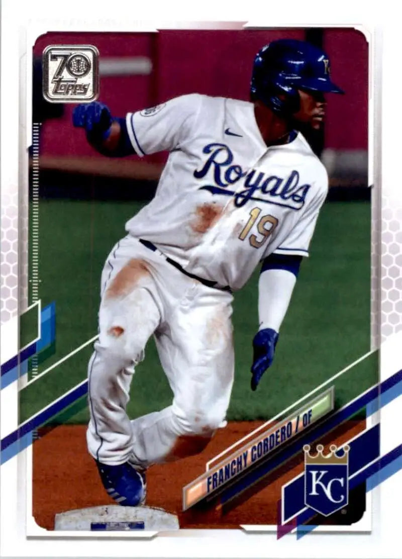 2021 Topps #648 Franchy Cordero NM-MT Kansas City Royals Baseball Card - Baseball Card Single