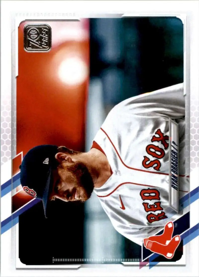 2021 Topps #66 Ryan Brasier NM-MT Boston Red Sox Baseball Card - Baseball Card Single