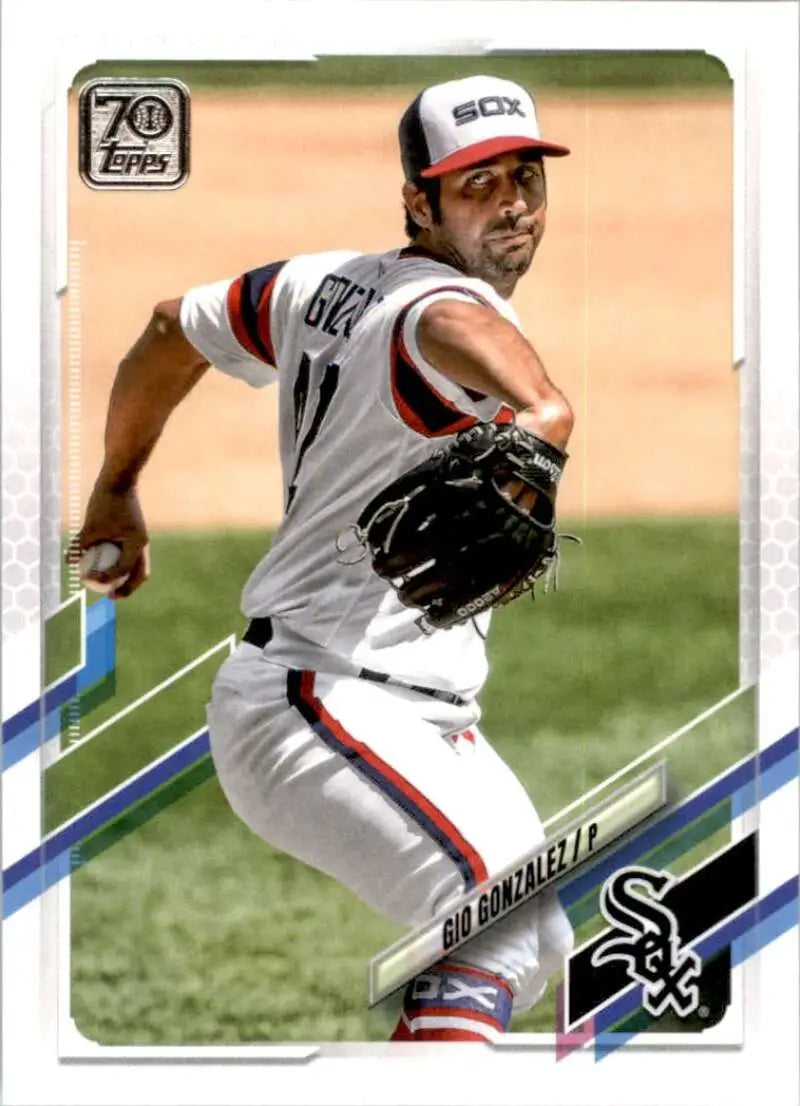 2021 Topps #69 Gio Gonzalez NM-MT Chicago White Sox Baseball Card - Baseball Card Single