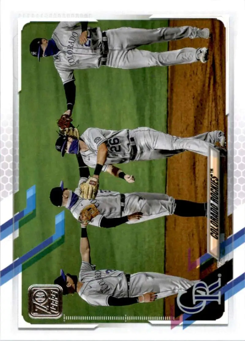 2021 Topps #73 Colorado Rockies NM-MT Baseball Card - Baseball Card Single