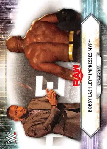 WWE trading card featuring Bobby Lashley and MVP from 2021 Topps #74 with original gloss