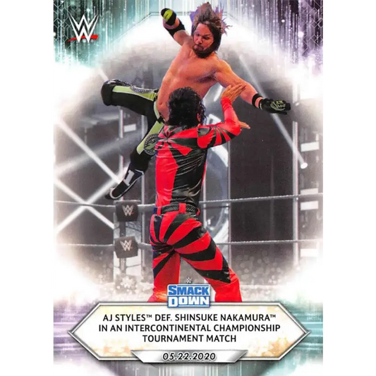 2021 Topps #76 AJ Styles NM-MT Wrestling Card - Wrestling Card Single