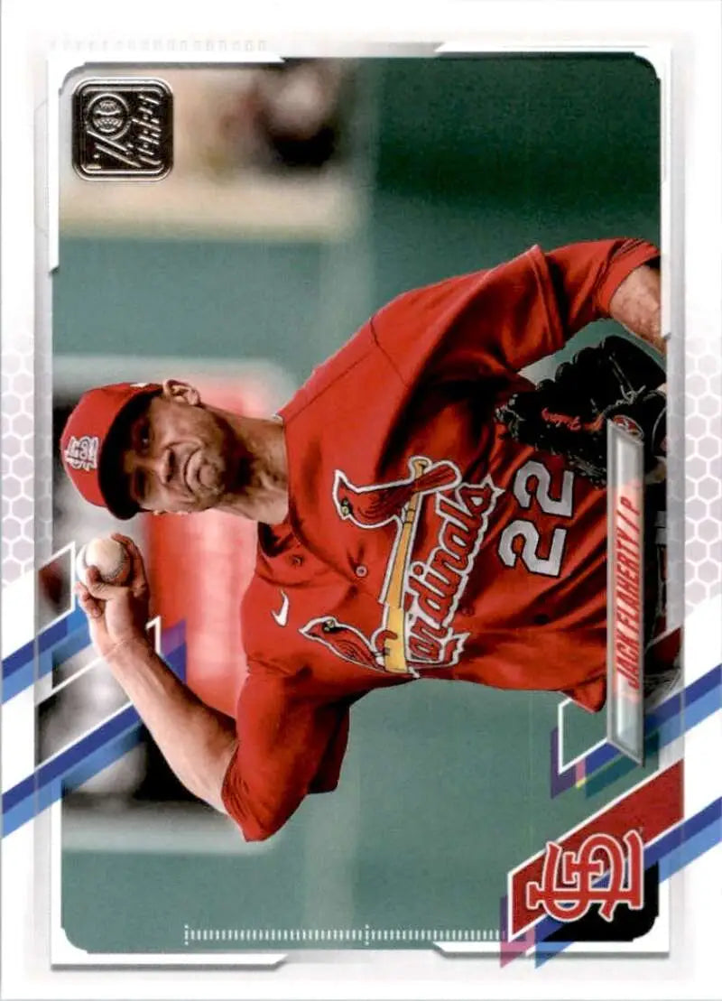 2021 Topps #77 Jack Flaherty NM-MT St. Louis Cardinals Baseball Card - Baseball Card Single