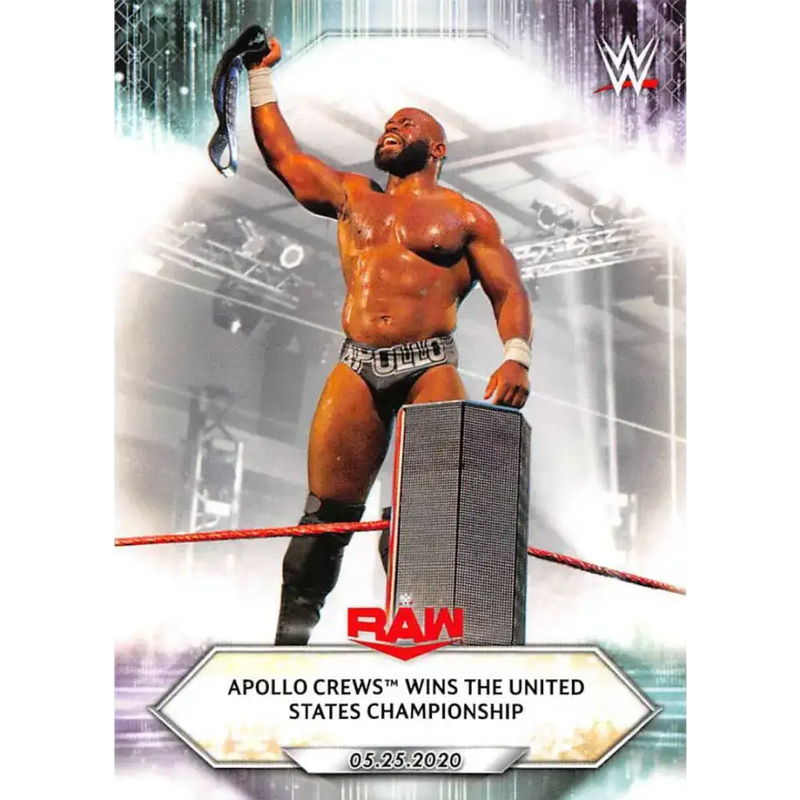 2021 Topps #78 Apollo Crews NM-MT Wrestling Card - Wrestling Card Single