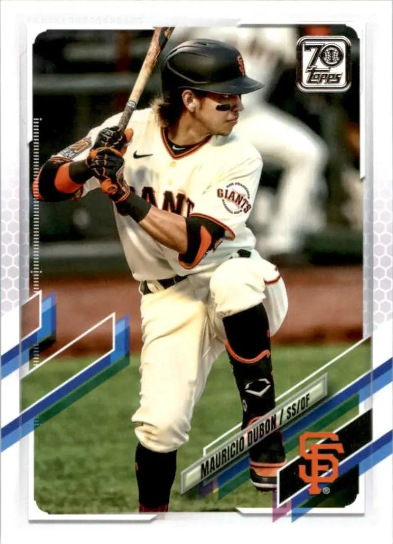 2021 Topps #8 Mauricio Dubon NM-MT San Francisco Giants Baseball Card - Baseball Card Single
