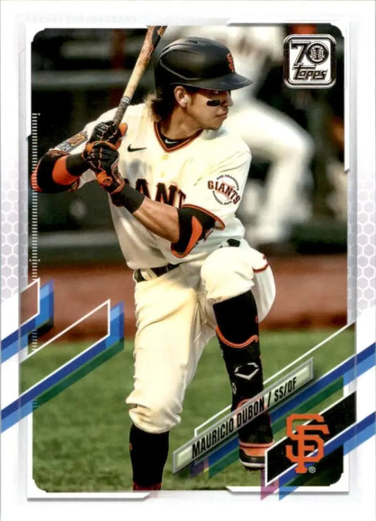 2021 Topps #8 Mauricio Dubon NM-MT San Francisco Giants Baseball Card - Baseball Card Single