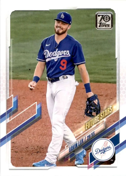 2021 Topps #83 Gavin Lux NM-MT Los Angeles Dodgers Baseball Card - Baseball Card Single