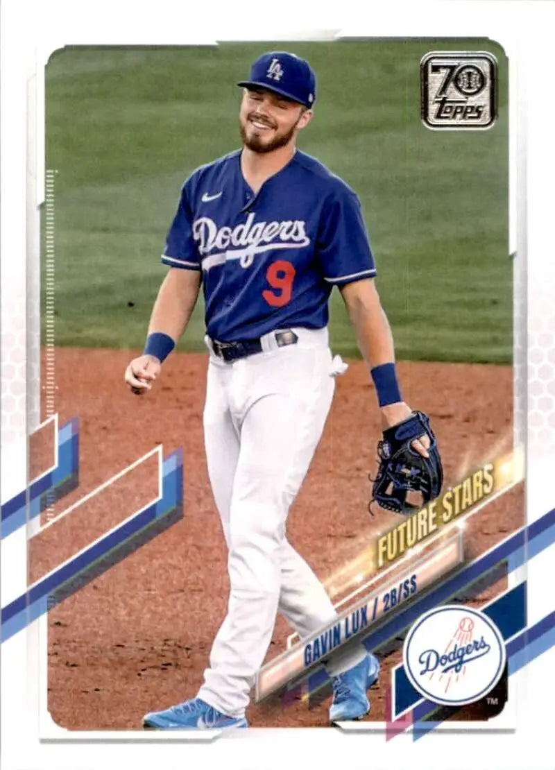 2021 Topps #83 Gavin Lux NM-MT Los Angeles Dodgers Baseball Card - Baseball Card Single