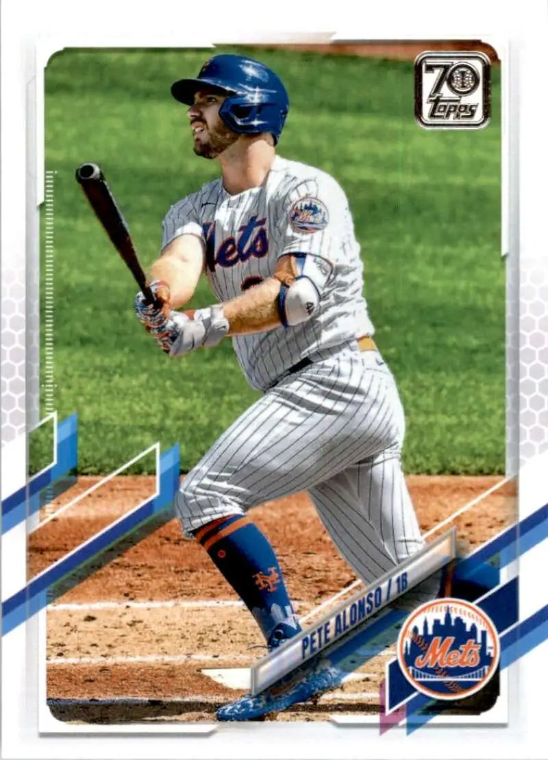 2021 Topps #84 Pete Alonso NM-MT New York Mets Baseball Card - Baseball Card Single