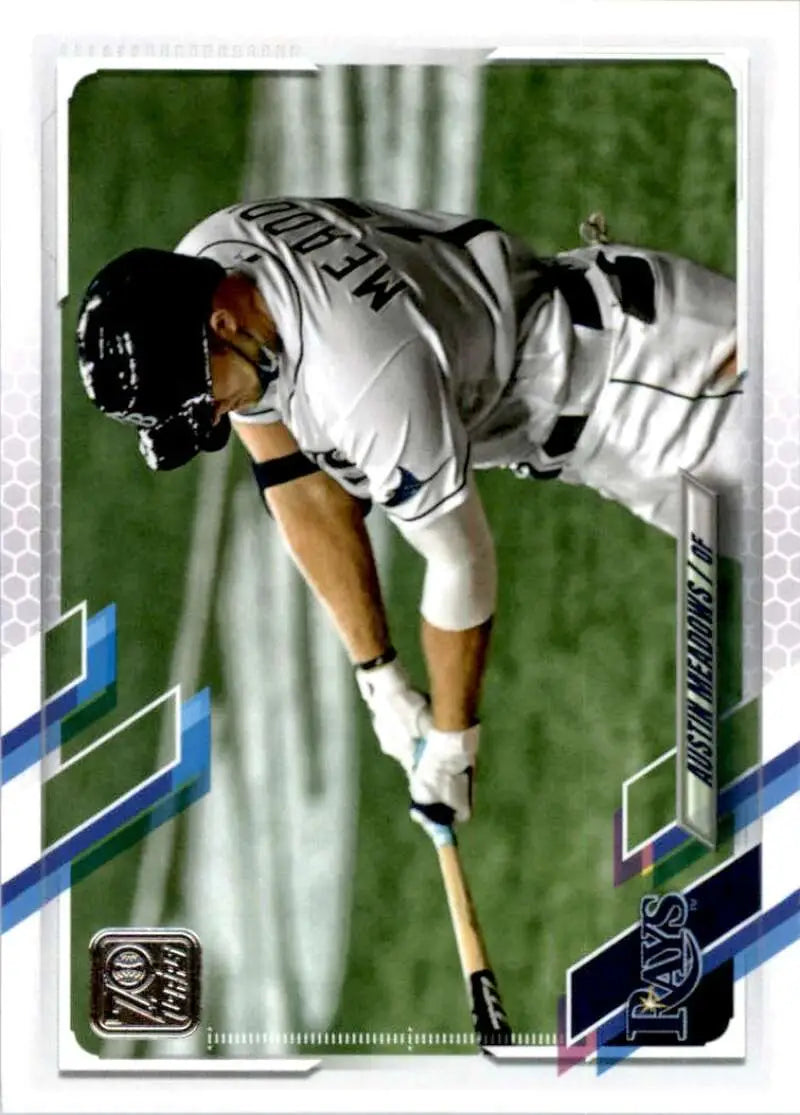 2021 Topps #86 Austin Meadows NM-MT Tampa Bay Rays Baseball Card - Baseball Card Single