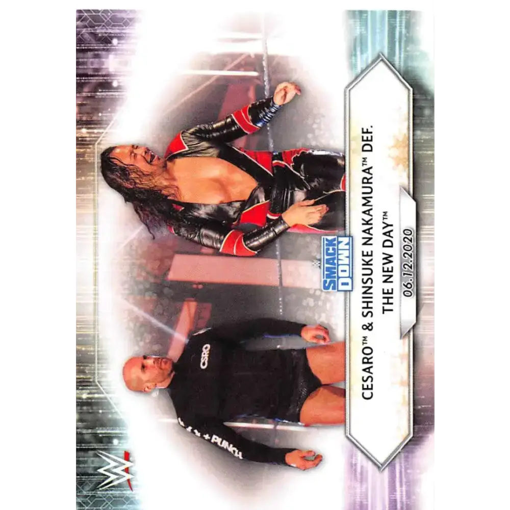2021 Topps #86 Cesaro/Shinsuke Nakamura NM-MT Wrestling Card - Wrestling Card Single