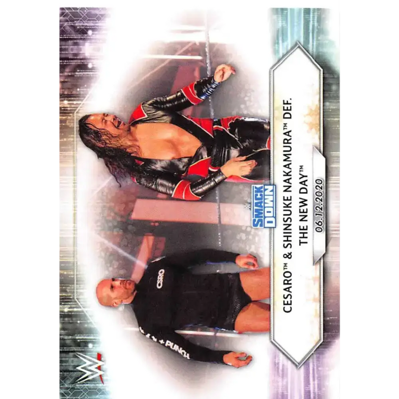 2021 Topps #86 Cesaro/Shinsuke Nakamura NM-MT Wrestling Card - Wrestling Card Single