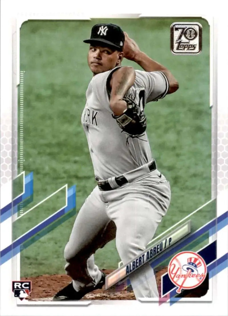2021 Topps #88 Albert Abreu NM-MT RC Rookie New York Yankees Baseball Card - Baseball Card Single